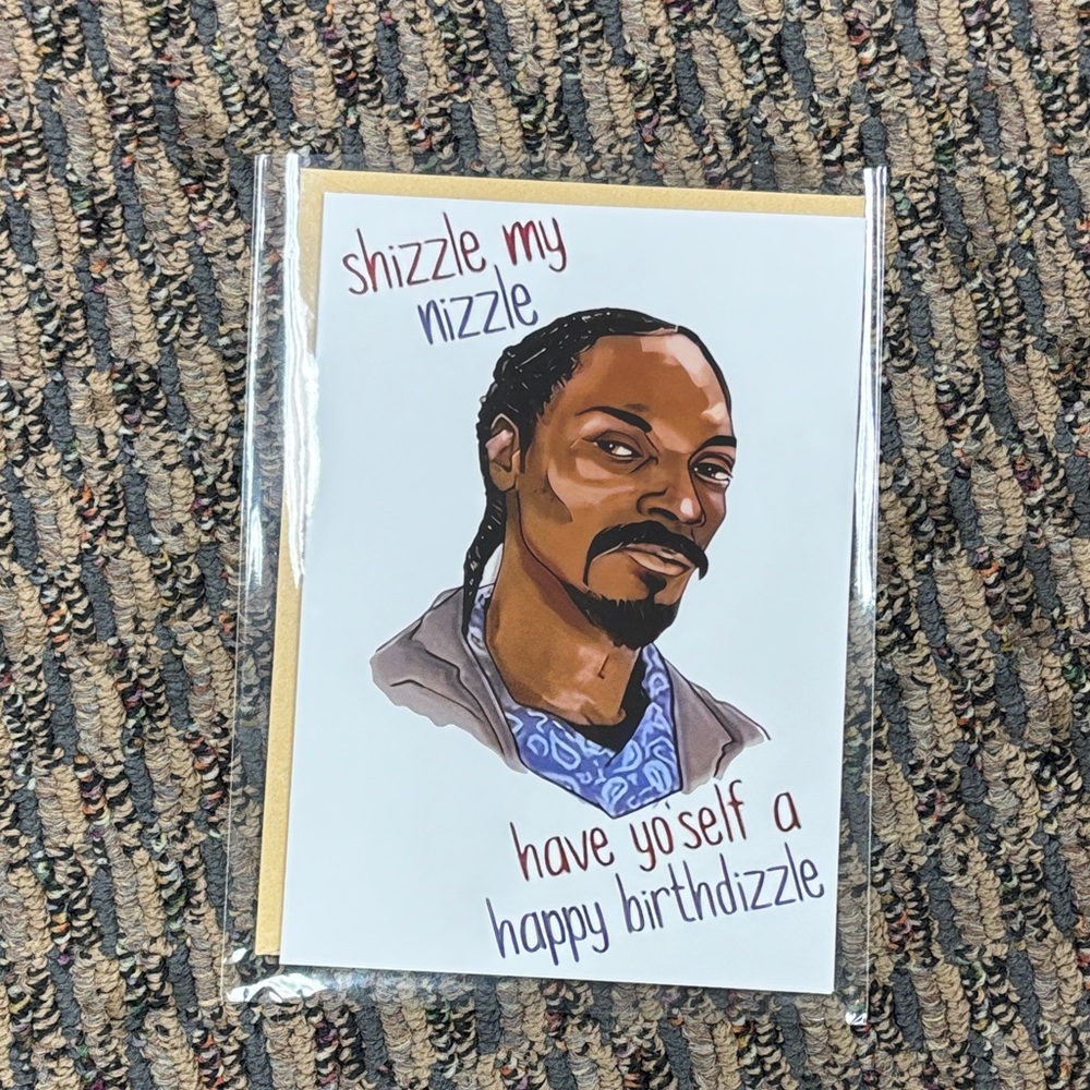 Snoop Dog Inspired Birthday Card